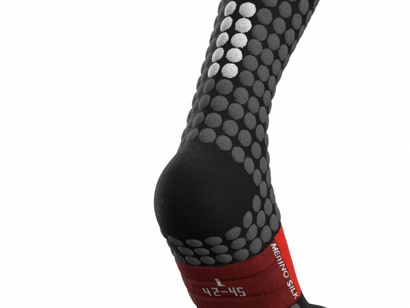SKI TOURING FULL SOCKS - BLACK GREY